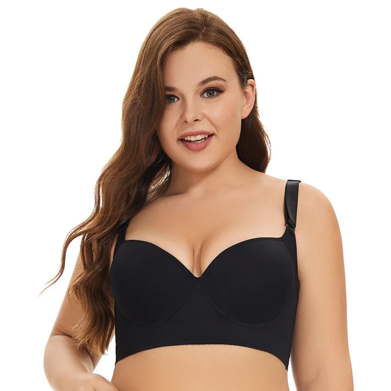 Push Up Bra Underwire Smoothing Back