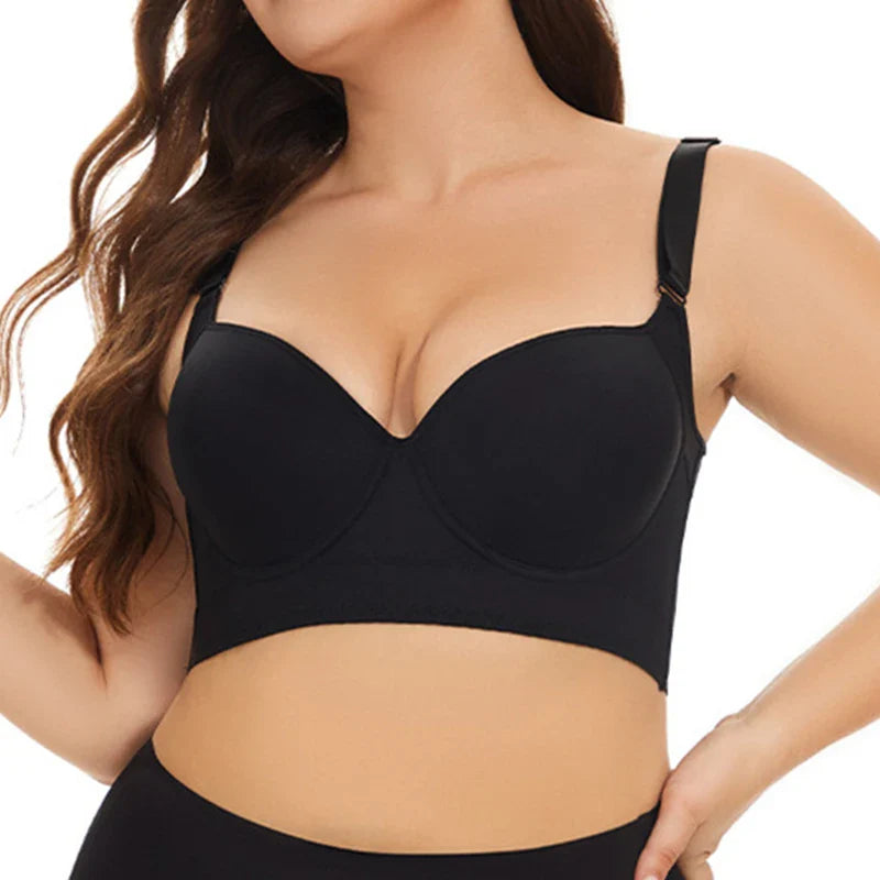 Push Up Bra Underwire Smoothing Back